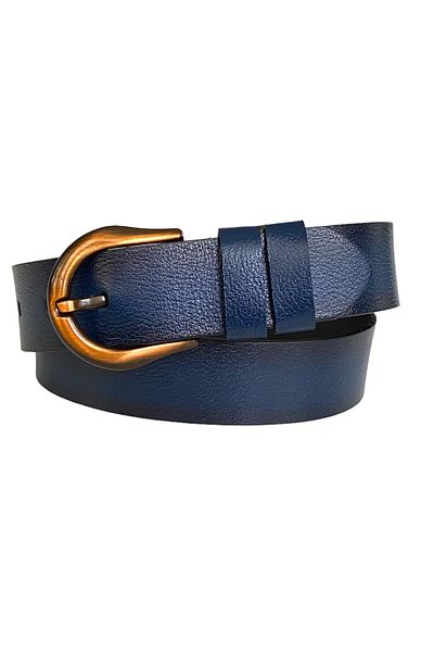 GoDeri Piele autentică 100%, cataramă legendară culoare cupru, curea blumarin pentru blugi pentru femei 4 cm=70-cupru