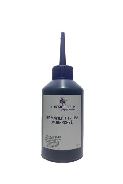 Turk Mürekkep Permanent Kalem Mürekkebi Siyah 100 Ml.