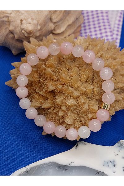 PATİKA SHOP Natural Pink Quartz Bracelet