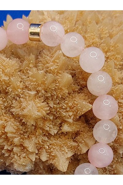 PATİKA SHOP Natural Pink Quartz Bracelet
