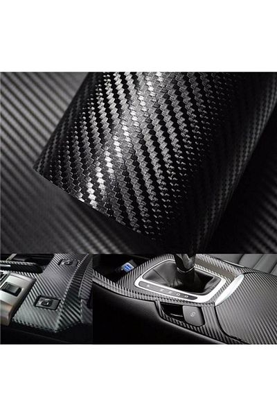 Fox Black Carbon Covering Foil 130 Cm X 20 Cm Serrated 3 D Air Channels
