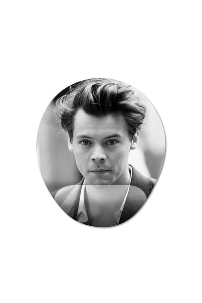 Pixxa موديل لوحة ماوس مع مسند للمعصم من Harry Styles - 1 بيضاوي