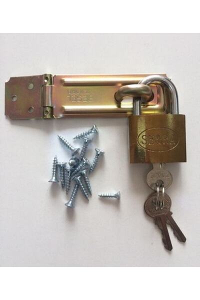 Beşel Kilit Takma Aparatı 30 No Sandık Askısı Asma Kilit Takma Kancası