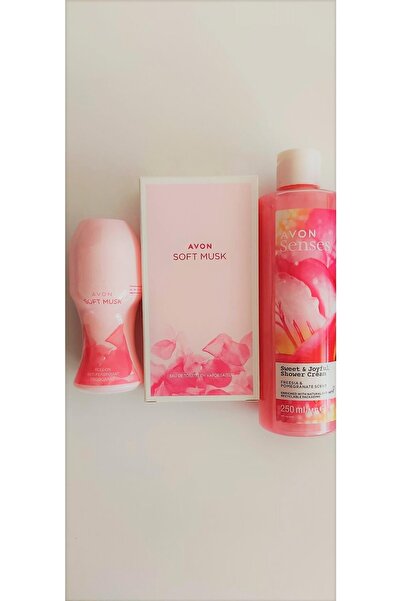 AVON Soft Musk Edt 50 ml Kadın Parfüm Seti Hediye Seti ASBRKD-886119641