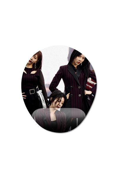 Pixxa موديل لوحة ماوس مع مسند للمعصم من Dreamcatcher - 2 بيضاوي