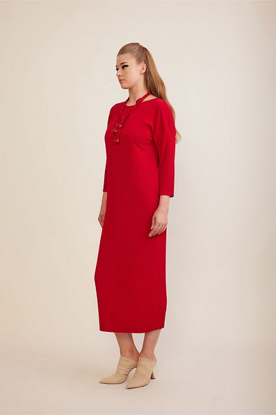 VERDA Pleated Long Dress