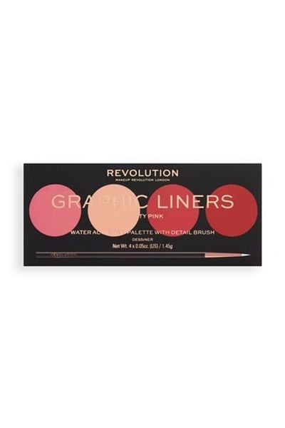 Revolution P500Retty Pink Water Based Graphic Liner Palette