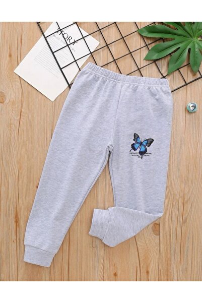 My Blog Παιδική στάμπα με πεταλούδα σε γκρι φούτερ