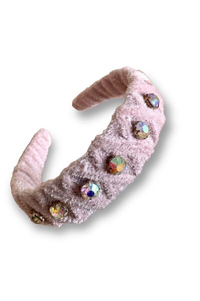 ZELİCE TASARIM Velvet Lilac Wrap Crown Srmt04