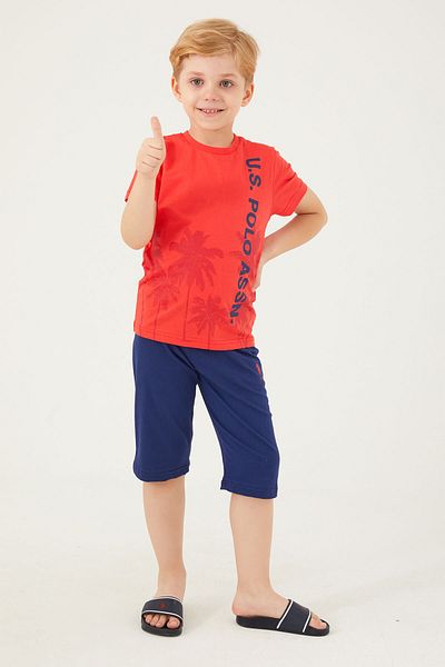U.S. Polo Assn. Red Boy's Suit