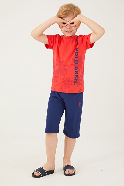 U.S. Polo Assn. Red Boy's Suit