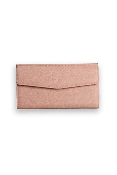 GUARD Powder Genuine Leather Women's Wallet with Phone Slot P2223
