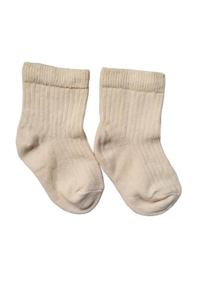SOCKSTİME مقاس 17-18 جوارب أطفال مضلعة للجنسين