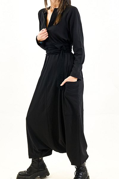 Catz Clothes Tortas Black Jumpsuit