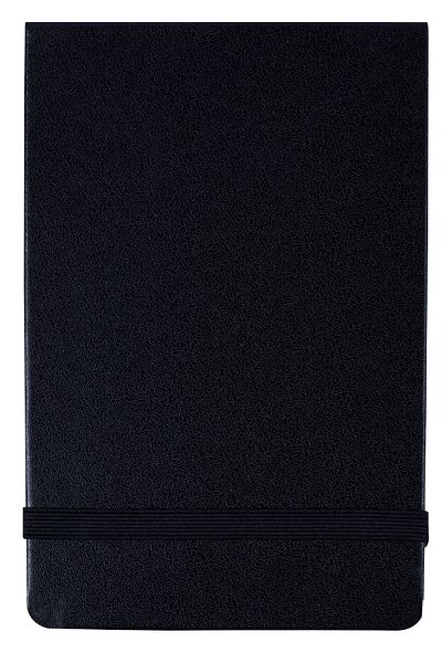 Victoria's Journals Venzi Reporter Piele Vegană Copertă Tare Copertă Carte de Notițe în dungi 13x21 Cm Negru