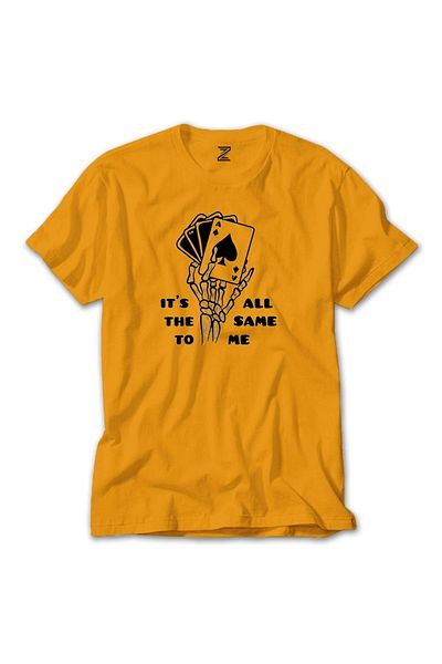 Z zepplin Κίτρινο T-shirt Motörtead Ace Of Spades Skull