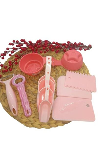 lufy مجموعة مطبخ مكونة من 11 قطعة - مجرفة مؤن - 2 قالب أرز حلو - 3 عبوات مكشط...