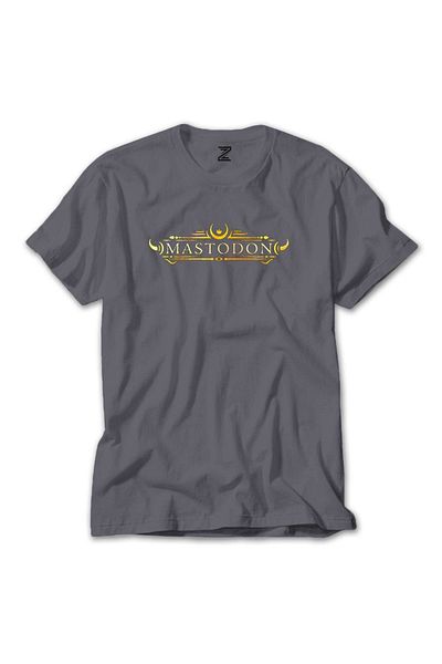 Z zepplin Γκρι T-Shirt με λογότυπο Mastodon