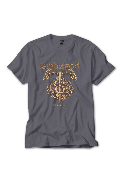 Z zepplin Μπλουζάκι Lamb Of God Wrath Dragon Grey