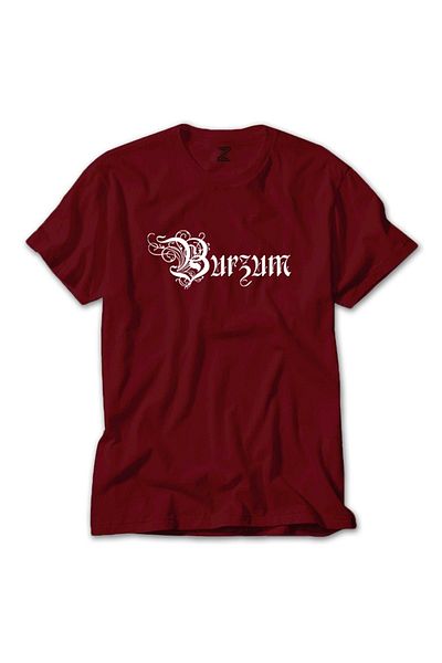 Z zepplin Κόκκινο μπλουζάκι με λογότυπο Burzum Design