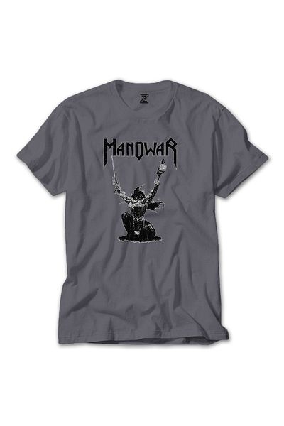 Z zepplin Μπλουζάκι Manowar The Triumph Of Steel Grey