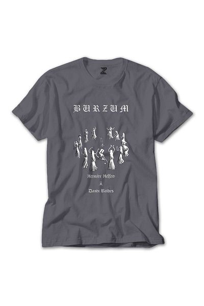 Z zepplin Μπλουζάκι Burzum Graphic Grey
