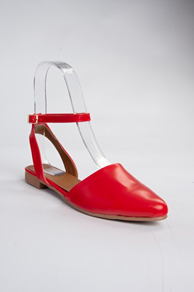 Fox Shoes Women's Red Ballerina D726226209