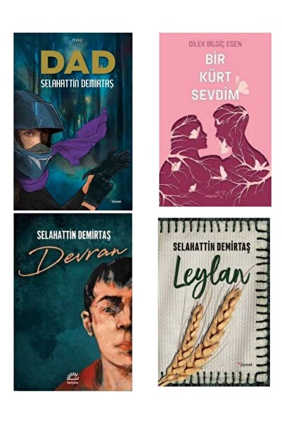 Dipnot Yayınları Selahattin Demirtaş Kitap Seti - Dad - Bir Kürt Sevdim - Dev...