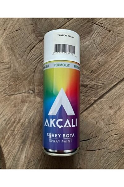 Akçalı 400ml Mat Siyah Sprey Boya Mat Siyah Tampon Boyası