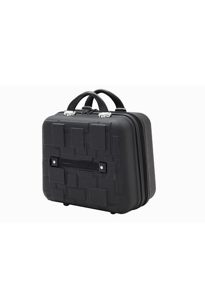 MY SARACİYE My Luggage 50136 - Black Bakelite Travel Makeup Bag