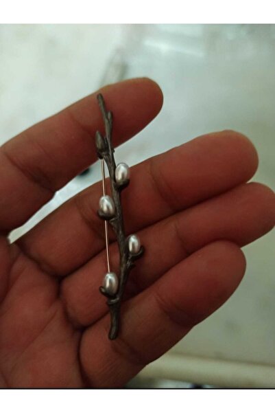 ESJ Inci Detay Erik Dalı Kadın Broş Uzunluk: 7 Cm