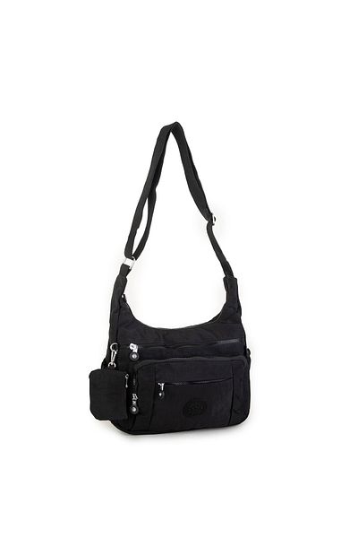 Nas Bag Geantă pentru poștaș Crinkle cu mai multe compartimente importată (lățime: 30 x lungime: 23)