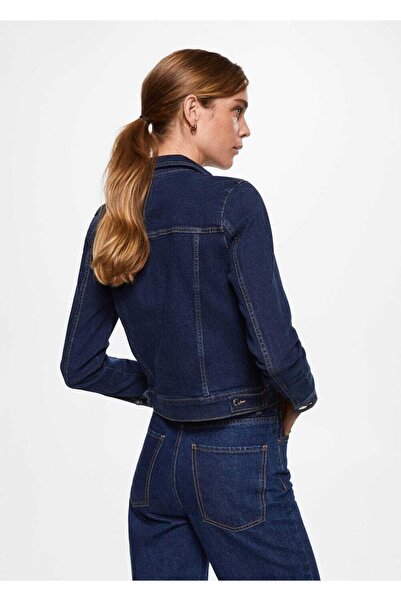 MANGO Woman Pamuklu Denim Ceket