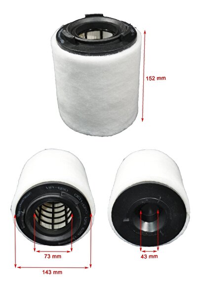 WABEN Seat Toledo Iv 1.2 TSI 86-105 Hp 2013-2015 Air Filter