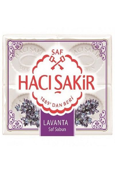 Hacı Şakir Lavender 4x150 G Soap - 6 Pack (600 Gr)