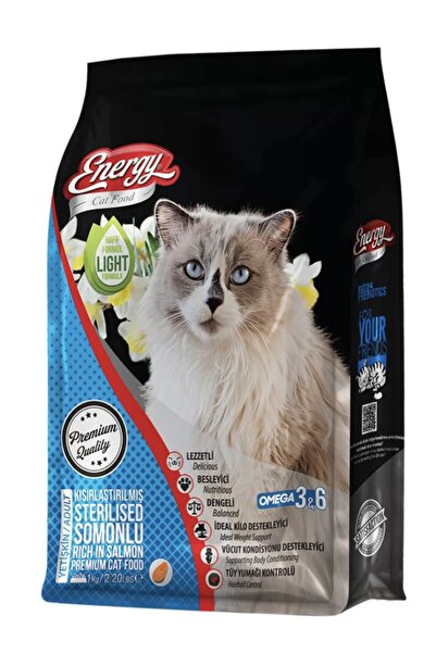 Energy Somonlu Kısırlaştırılmış Yetişkin Kedi Maması 1 Kg