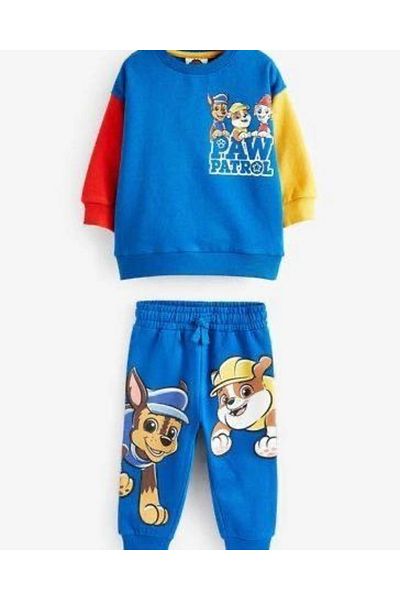 Machetta Set de trening pentru copii imprimat cu personaje de desene animate Paw Patrol - Trening pentru copii cu 3 fire groase