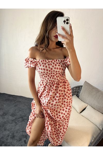 Fame Rochie cu mânecă scurtă pentru femei Long Denver