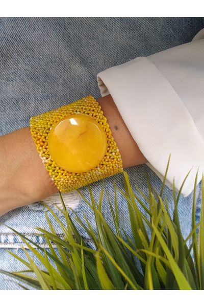 ZeynDesign Natural Stone Macrame Bracelet