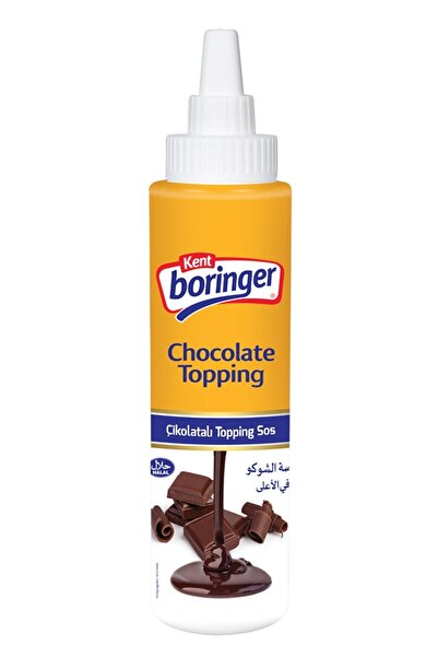 Kent Boringer Çikolatalı Topping Sos 300 gr (SİLİNDİR)