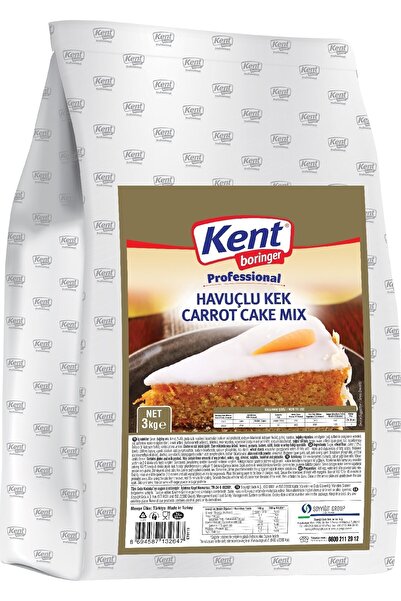 Kent Boringer Havuçlu Kek 3 Kg