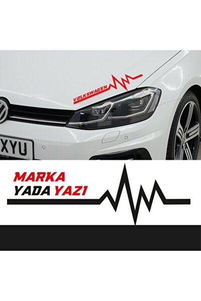 Melek Pazarı ملصق سيارة مقاس 20 × 7 سم بالنبض، أي علامة تجارية تريدها