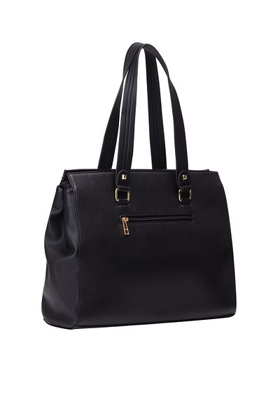 usha blue label Handtasche - Schwarz - Unifarben