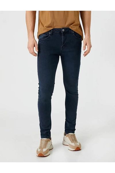 Koton Herren Jeanshose Indigo 3sam40054nd