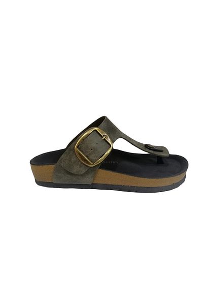 Pierre Cardin 6960 Model Khaki Women's Slippers