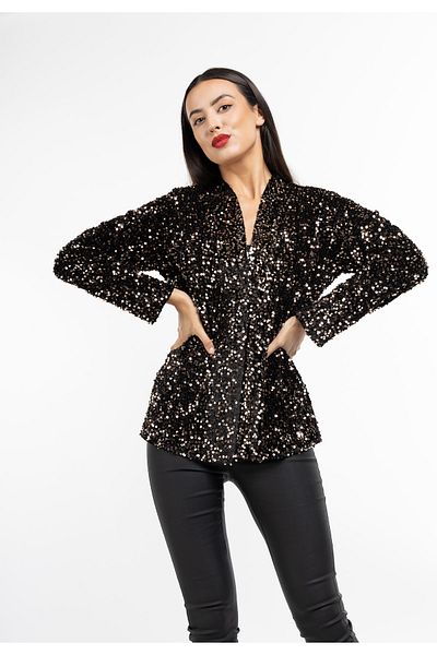 Faina Pailletten Blazer