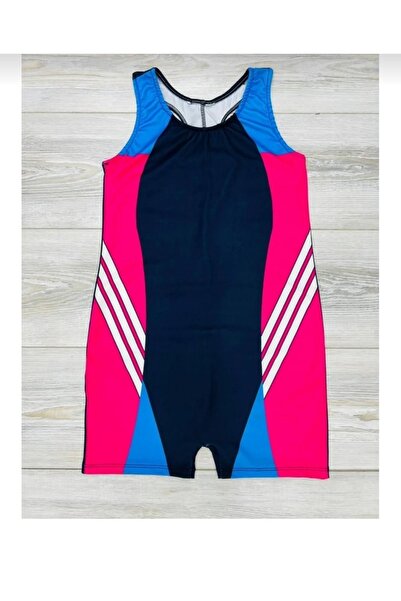 GC GÖKHAN CLUB Yüzücü Şortlu Kız Çocuk Mayo