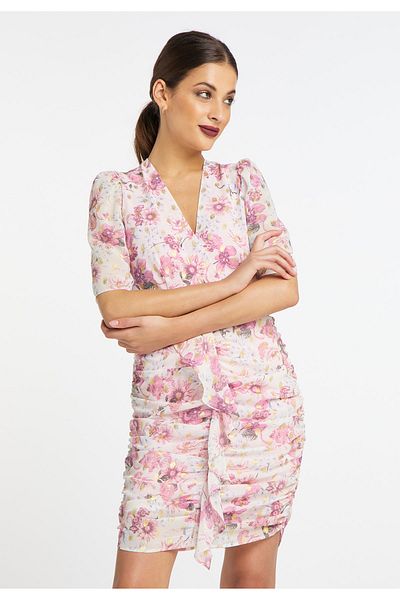 Faina Drapiertes Kleid