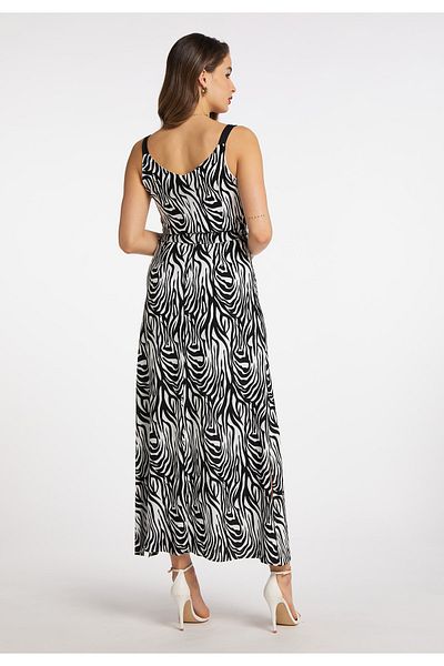 Faina Maxikleid s potiskem Zebra