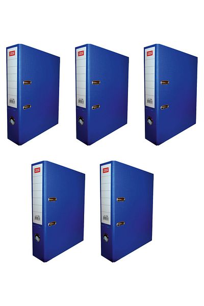 Has ozalit Cassa Stainless Steel Blue Large Folder Set of 5 for Filing and Archivesing